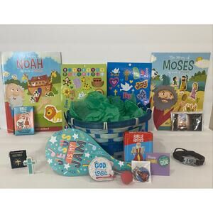 Christian Easter Basket for Kids | Bible Story Books, Toys & Faith Activities